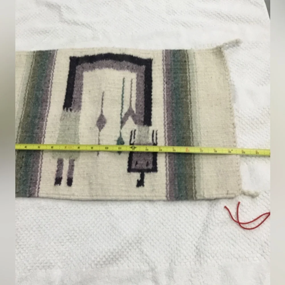 Vintage Navajo Inspired YEI Reversible Woven Textile